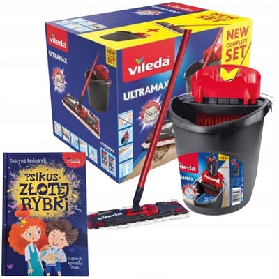 Vileda Ultramax Vloermopset met Emmer en Pers - Ergonomisch