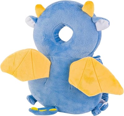 Hoofdbescherming Baby - Valbescherming Kinderen - Leren Lopen - Schokabsorberend Kussen - 19 x 6 x 33 cm - Vliegende draak