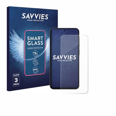 3 Stuks Savvies Screenprotector - geschikt voor Samsung Galaxy A36 5G - beschermfolie glas transparant