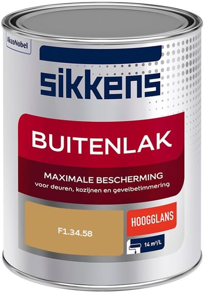 Sikkens - Buitenlak Hoogglans - F1.34.58 - Mengverf - 1 L