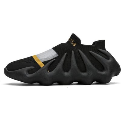 Baskets Décontractées Homme Femme Chaussures de Mode Respirantes Extérieur Légères Chaussures de Sport Marche Plateforme Baskets Dames Noir 36 noir