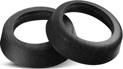 Leren Manchetten voor Waterpompen - 2 Stuks Zwarte Zuigermanchetten voor Zwenkpomp Type 75