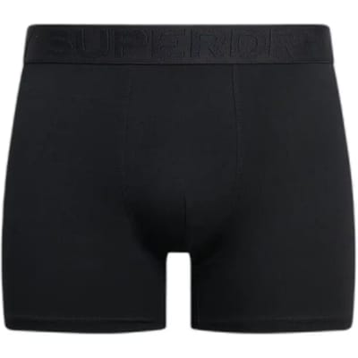 Superdry BOXER TRIPLE PACK Heren Onderbroek - Raven Black Marl