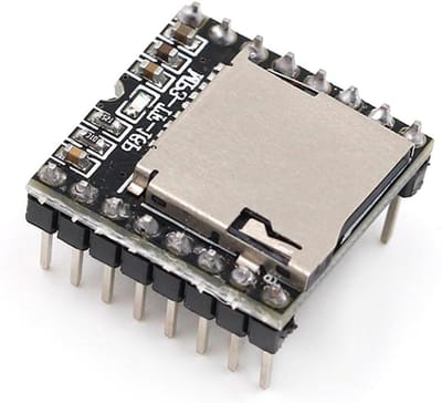 Mini MP3 Module - Audio Speler - Muziek Afspelen - FAT32 Ondersteuning - 3 cm - Zwart
