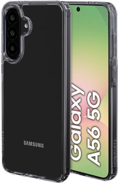 Mobiparts hoesje geschikt voor Samsung Galaxy A56 - Hardcover - Transparant