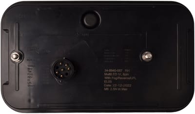 Achterlicht - Aspock MultiLED 4 - rechts - 241x141x71 mm - volledig LED - 8-polige connector