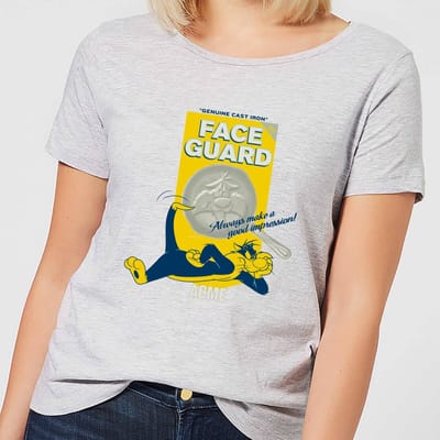 Looney Tunes ACME Face Guard Women's T-Shirt - Grey - XS