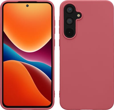 kwmobile telefoonhoesje geschikt voor Samsung Galaxy A55 5G - Hoesje voor smartphone - Back cover in donkerroze