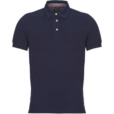 Geox Piquet Print Korte Mouw Poloshirt Blauw M Man