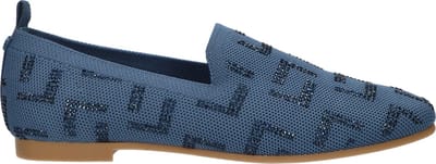 La Strada Loafer Blauw Knitted - Damesschoenen - Maat - 37