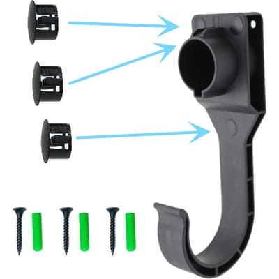 EV-lader type 1 houder wandmontagebeugel elektrische auto-oplaadkabelorganizer EV-laderhaak voor J1772 Type 1-connector