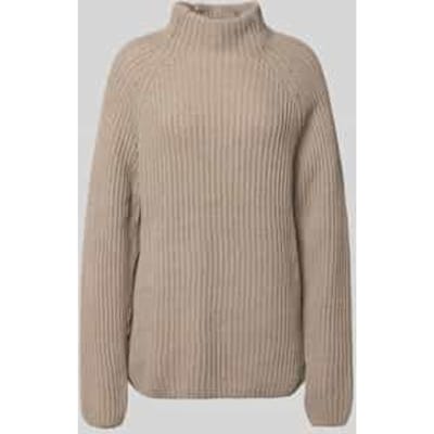 Col-pullover met wol