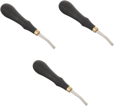 Vlakvijlen Set - Handvijlen Metaal - Precisie Slijpen - Antislip Handvat - 3 Stuks - Zwart