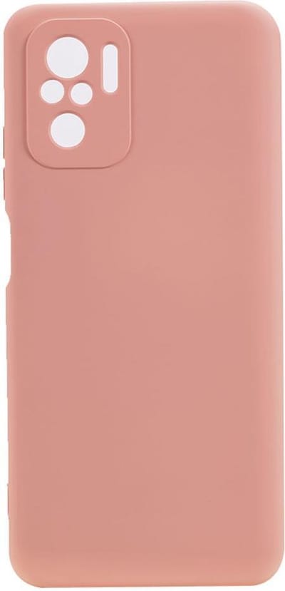 Shop4 - Xiaomi Redmi Note 10 Hoesje - Zachte Back Case Mat Licht Roze