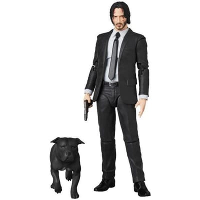 17cm John Wick Chapter 2 Actiefiguur speelgoed pop Kerstcadeau met doos wit