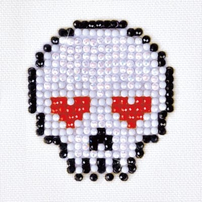 DIAMOND DOTZ Sugar Skull - Diamond Painting - 304 Dotz - 8x8 cm