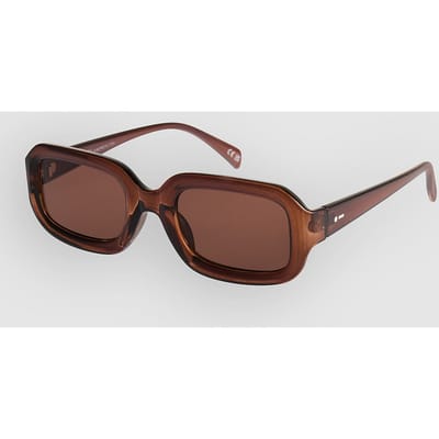 Dot Dash Halo Shiny Crystal Brown Zonnebril bruin