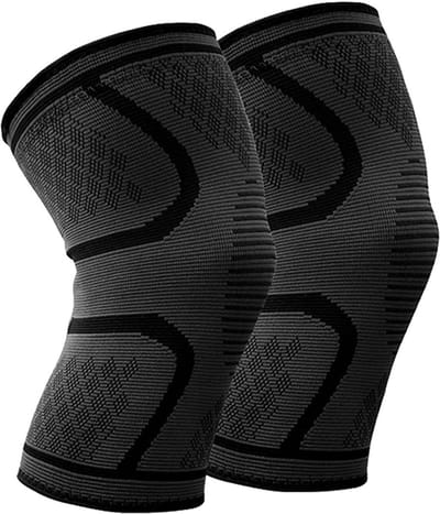 Kniebeschermers - Paar anti-slip en ademende kniebandages, Gewrichtspijnverlichting Geschikt voor artrosepati毛nten en herstel na blessures, Geschikt voor sport