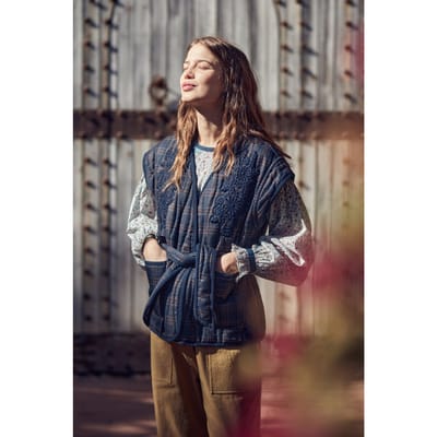 Louise Misha Vest Andre Blue - Purple Größe: XS | Gilets Outlet | Damen | Blau