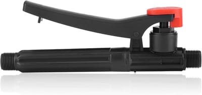 Sproeihandvat - Spuitpistoolgreep - Tuin irrigatie - Eenvoudige bediening - 29 x 19 x 2 cm - Zwart rood
