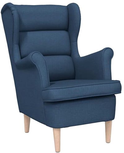 Fauteuil - Relaxstoel - Relaxfauteuil - Stoel - Met armleuning - Voor één Persoon - Blauw