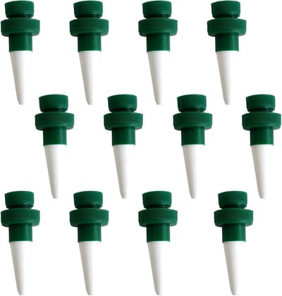 Planten Watergevers - Automatische Druppelaars - Planten Verzorgen - Herbruikbare Fles - 12 Stuks - Groen