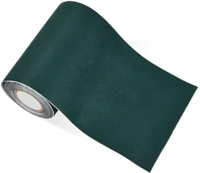 150 mm x 5 m Donkergroene Zelfklevende Gras Tape voor Kunstgras, Tuin, Balkon en Bruiloften, Ideaal voor Verbinden van Kunstgras en Tapijten