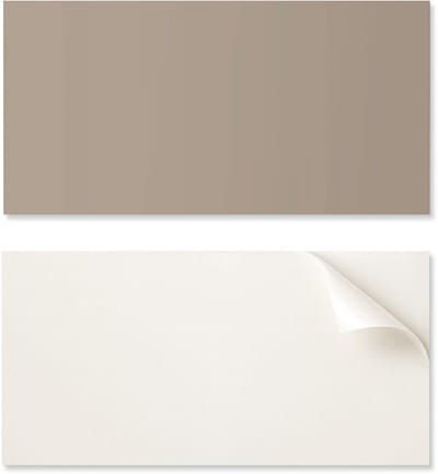 Vinyl wandpaneel voor moderne interieurdecoratie, 100x50 cm, bruine kleur