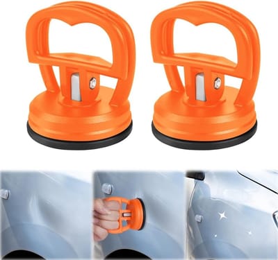 TOVBMUP Zuignappen voor auto-deukjes - Zware zuignappen - Set van 2 - Vacuümzuignappen - Rubberen zuignappen - Deukverwijderaar - Zuignaphouder - Voor het tillen en verwijderen van glas - Zuignaplifter