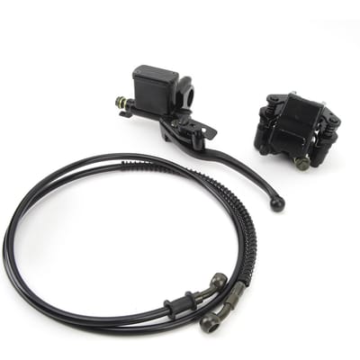Hydraulische Rem Hoofdcilinder Klauw Hydraulische Schijfrem Kit voor 50cc 70cc 90cc 110cc 125cc 150cc ATV Quad Pit Pro gray