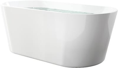 Aquarine Vrijstaande badkuip wit glans Ancodesign, Anconetti, 178x80 cm
