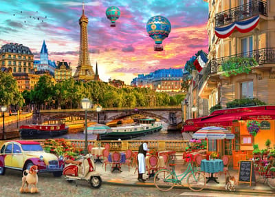 Bluebird Puzzle legpuzzel City of Love Paris - 500 stukjes puzzel.