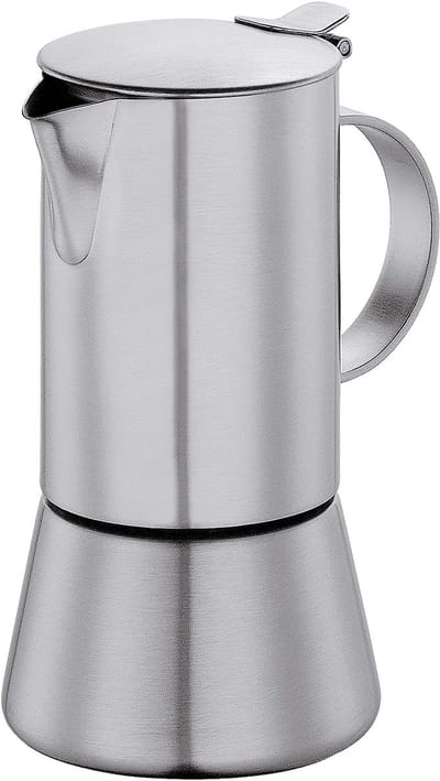Espresso Machine - Italiaanse Koffie Maker - Zet Koffie - Geschikt Voor Alle Warmtebronnen - Diameter 9cm - Mat