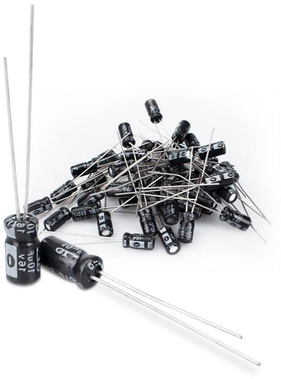 Elektrolytische Condensator - Aluminium Condensator - Elektronica Reparatie - Hoge Stabiliteit - 50 Stuks 10uF 16V - Zwart
