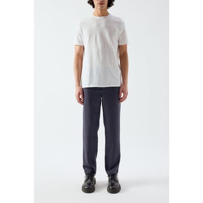 American Vintage Tabinsville Pant Navy Chine Größe: 46 | Maßgeschneiderte Hosen Outlet | Herren | Blau