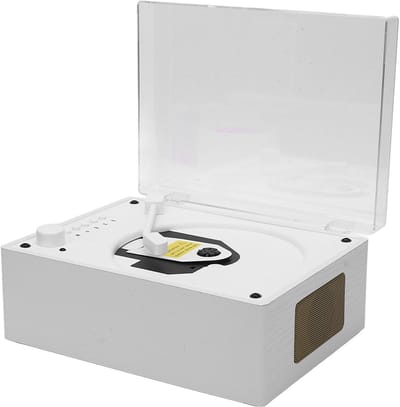 Desktop CD Speler - Muziekspeler Home Audio - Muziek Luisteren - Ingebouwde Stereoluidsprekers - 26 x 21 x 15 cm