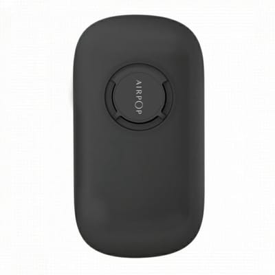 AirPOP GEN 2 - Beschermend Maskerhoesje - Zwart - Elegant - Compact