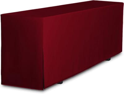 Biertafelhoes Premium - Hoes voor biertafel - Feestelijke Aankleding - Premium Kwaliteit - 220x70cm - Bordeaux
