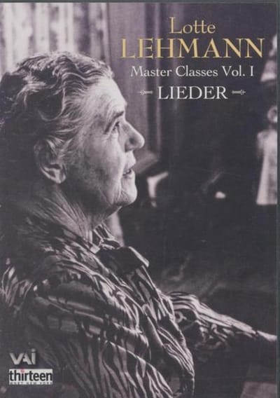 Allen/Chronis/Bolton/Cruz - Lotte Lehmann Master Clas
