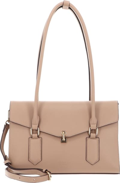 SEIDENFELT MANUFAKTUR Schoudertas Kisa City Bag Powder Taupe / Gold