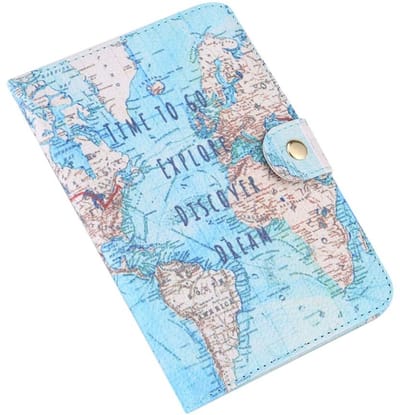 Dailygoods- Paspoorthoes Ideale organizer - Paspoorthouder - Paspoort hoesje doorzichtig - ID creditcardhouder - Reisorganizer - Hoogwaardig PU-leer - Reisdocumenthouder