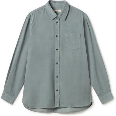 TWOTHIRDS Cook Shirt Misty Blue Größe: S | Casual hemden Outlet | Herren | Blau