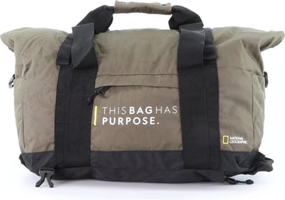 National Geographic Opvouwbare Reistas / Sporttas - 26 Liter (Small) - Vegan- Pathway - Khaki - Khaki