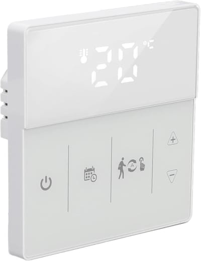 Slimme Thermostaat - App Bediening - Comfort Verhoging - Spraakgestuurd - 85 cm - Wit