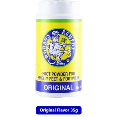 GRANS REMEDY Voetdeodorant 35g per fles (3 geuren beschikbaar) 35g