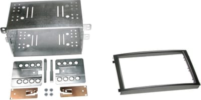 2-DIN Paneel geschikt voor SsangYong Rexton II (RJ) 2005-2013 Kleur: Zwart