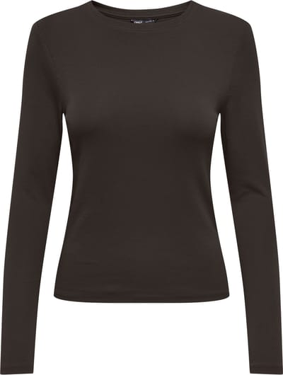 ONLY CARMAKOMA - CARRILEY L/S O-NECK TOP JRS NOOS Dames Top