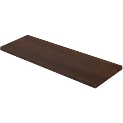 Aquazuro Wastafelblad Napoli - Hout - Notelaar - 180x48cm