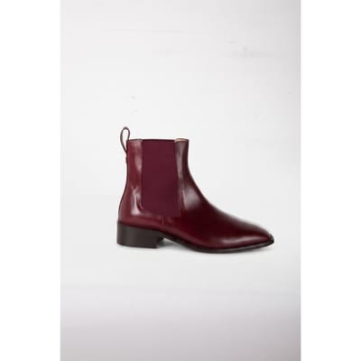 LK Bennett Hattie Chelsea Boot Burgundy Size: 41 | Boots Outlet | Dames | Bordeaux