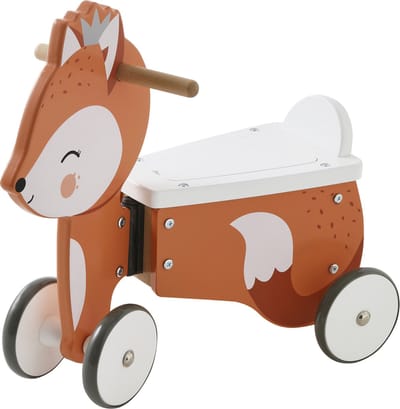 Vertbaudet Loopwagen - opbergkist - vos